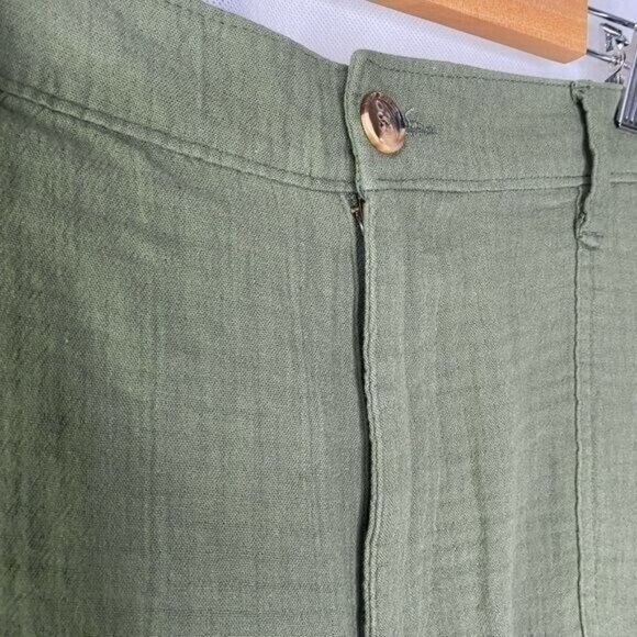 NWT Old Navy Womens High-Waisted stretchy  Tapered Pants for Olive green size 20 - Picture 4 of 14